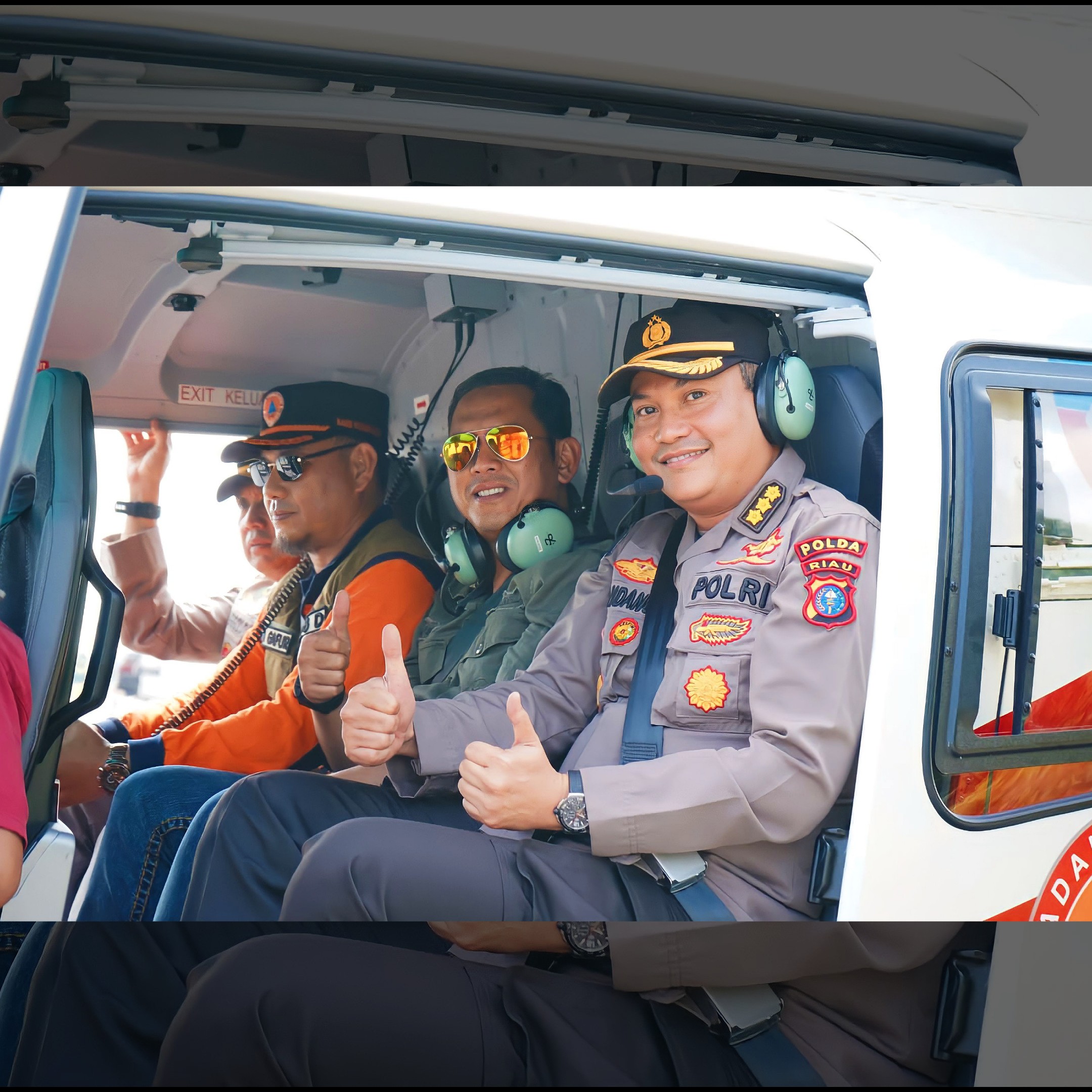 Pelaksanaan Patroli Pemantauan Situasi Karhutla Via Udara