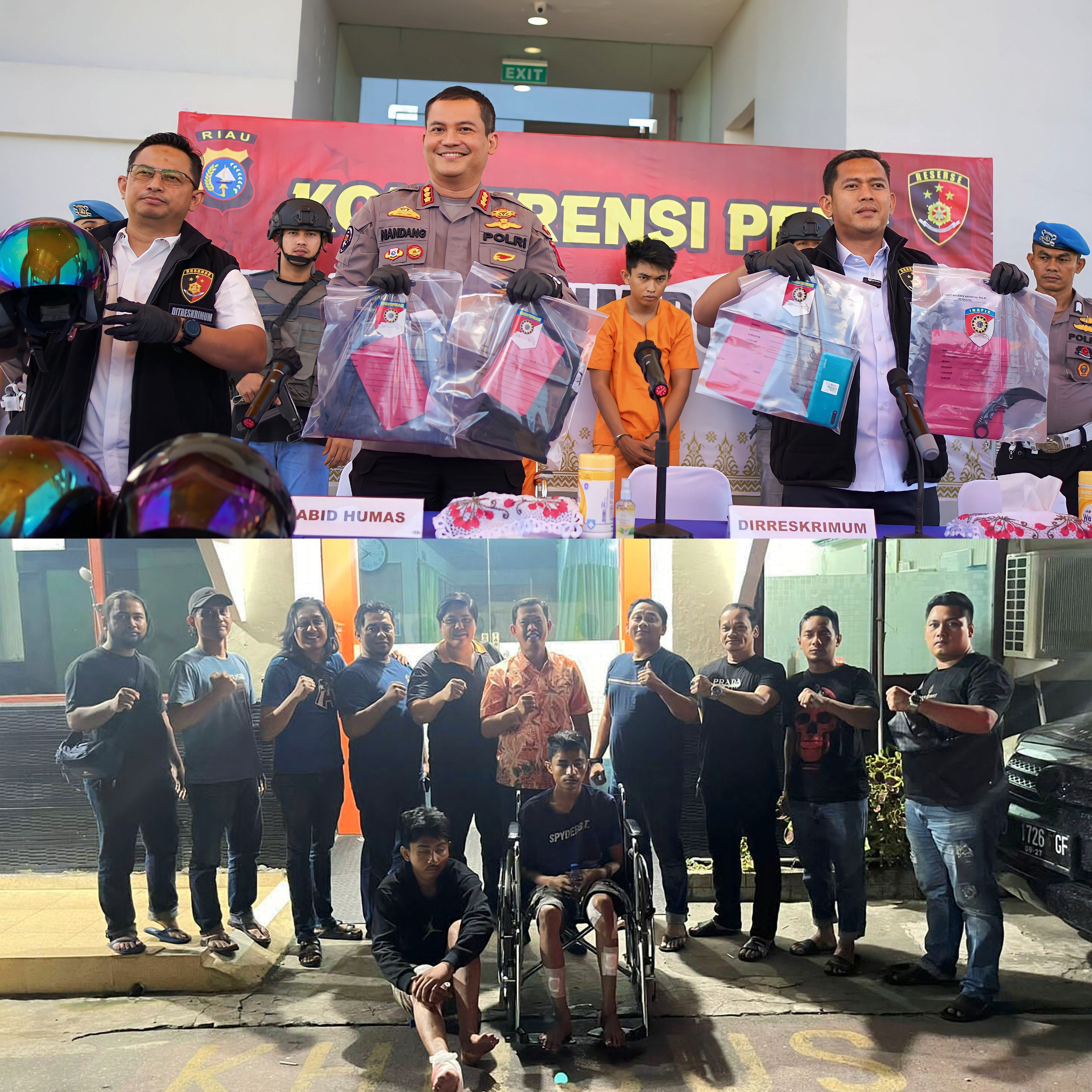 TIM RESMOB JATANRAS POLDA RIAU BERHASIL UNGKAP DAN TANGKAP PELAKU RESEDIVIS JAMBRET EMAS SEBANYAK 193 KALI DI KOTA PEKANBARU - RIAU