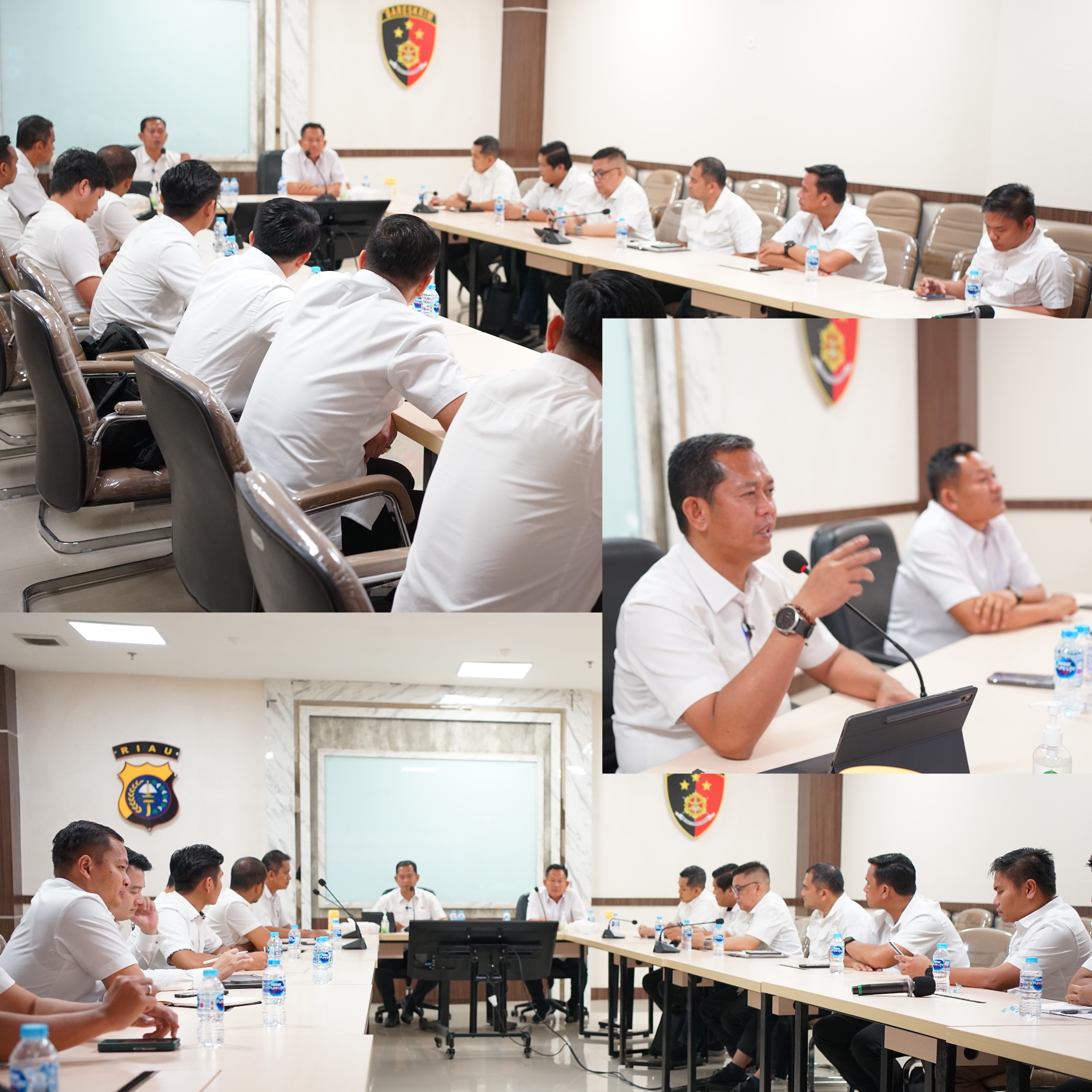 Kombes Pol. Asep Darmawan, S.H., S.I.K.  mengumpul seluruh Kasat Reskrim se-Provinsi Riau