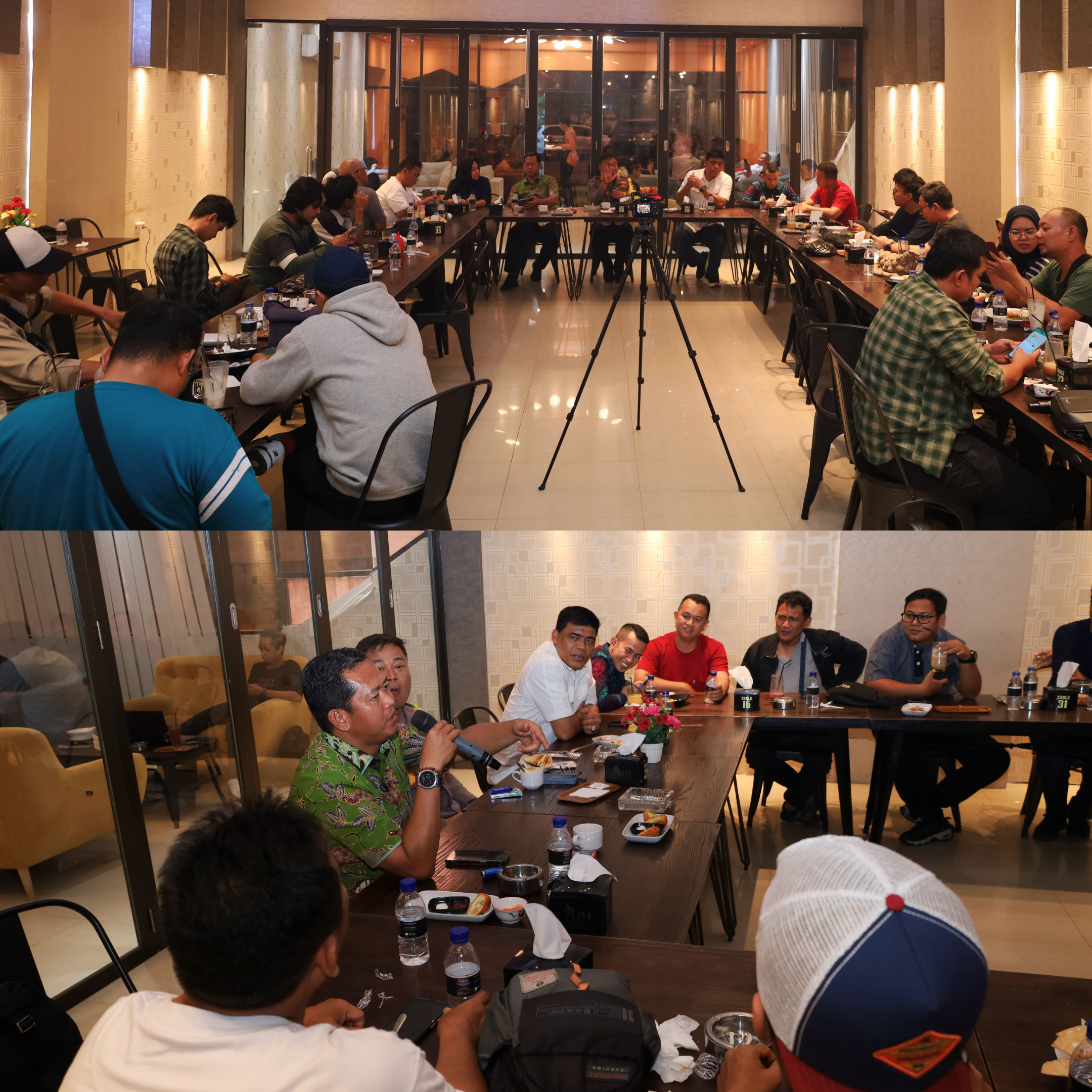 DIRRESKRIMUM POLDA RIAU MELAKSANAKAN TEMU RAMAH BERSAMA WARTAWAN MEDIA ONLINE DAN CETAK